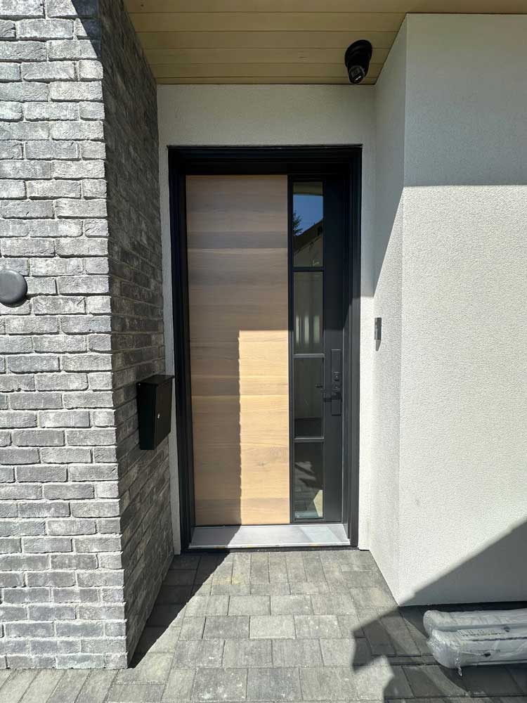 custom exterior wood door